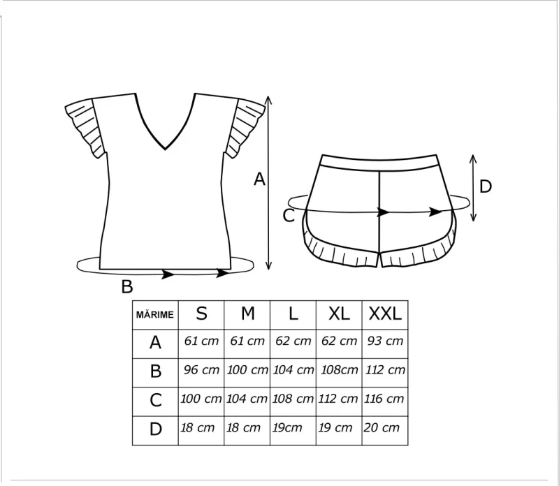 MARINA - Pijama damă premium, 2 piese, viscoză - imagine 4
