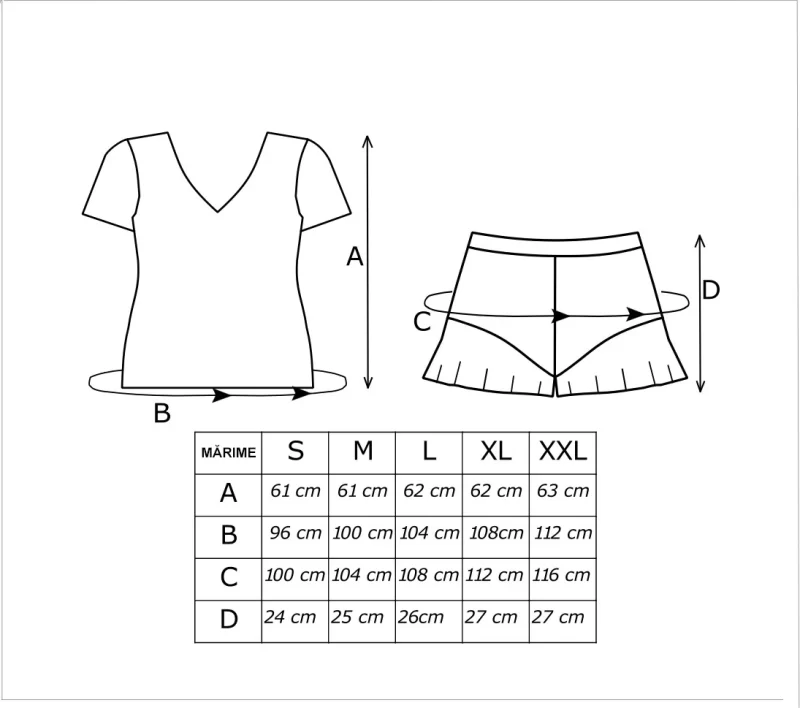 MAYA - Pijama damă, 2 piese, viscoză - imagine 3