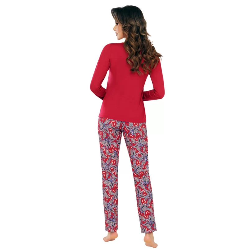 RITA - Pijama damă lungă Luxury, Essential Long, 2 piese - imagine 2