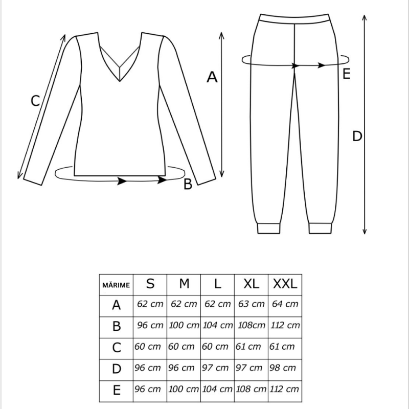 MAYA - Pijama damă premium, 2 piese, Long & Cozy - imagine 4
