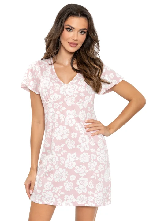 ROSALIA – Cămașă de noapte, bumbac, imprimeu floral