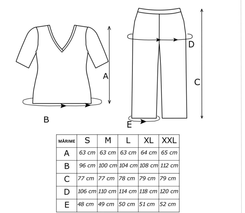 ROSALIA - Pijama damă premium, bumbac, pantaloni 3/4 - imagine 4