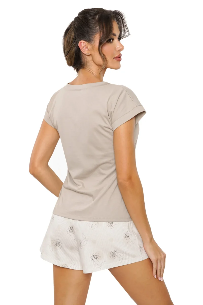 SANDI – Pijama damă, bumbac, luxury, 2 piese - imagine 2