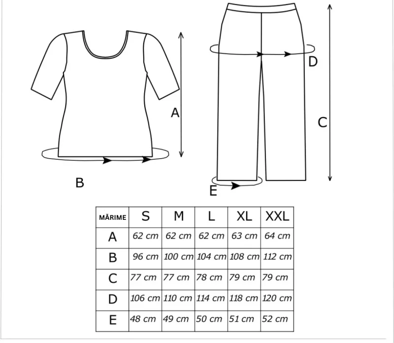 SANDI – Pijama damă premium, bumbac, pantaloni 3/4 - imagine 3